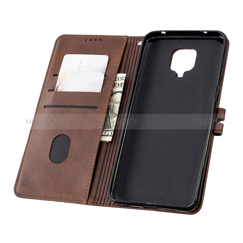 Funda de Cuero Cartera con Soporte Carcasa H02X para Xiaomi Redmi Note 9 Pro