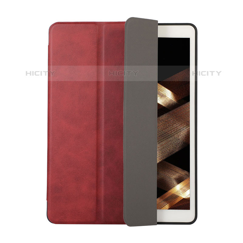 Funda de Cuero Cartera con Soporte Carcasa H03 para Apple iPad 10.2 (2020) Rojo