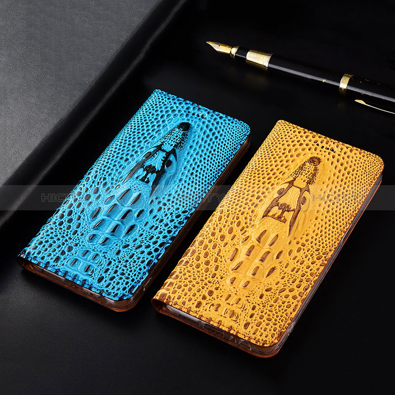 Funda de Cuero Cartera con Soporte Carcasa H03P para Apple iPhone 12 Mini