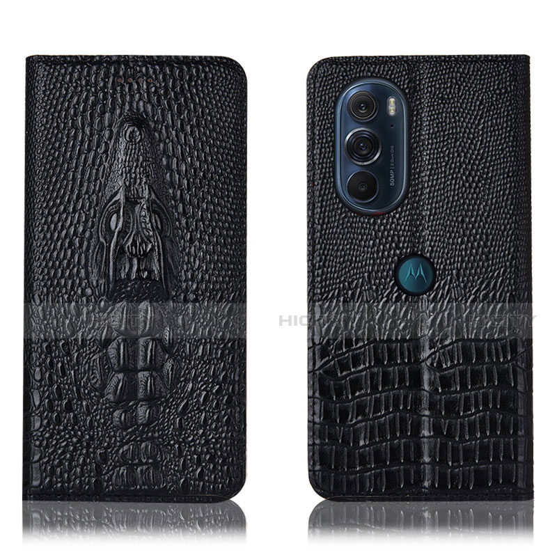 Funda de Cuero Cartera con Soporte Carcasa H03P para Motorola Moto Edge 30 Pro 5G