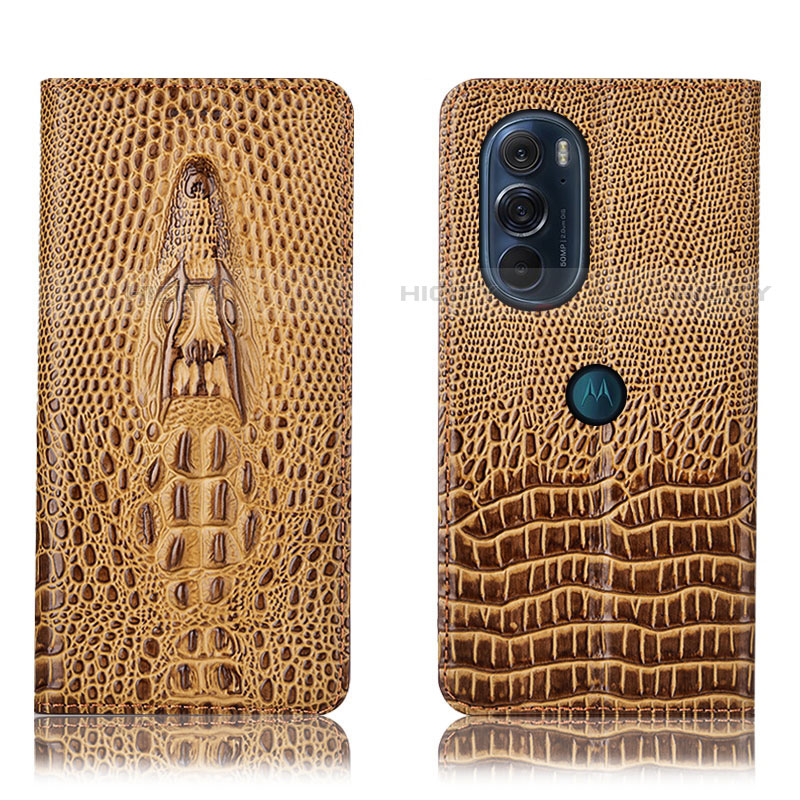 Funda de Cuero Cartera con Soporte Carcasa H03P para Motorola Moto Edge Plus (2022) 5G