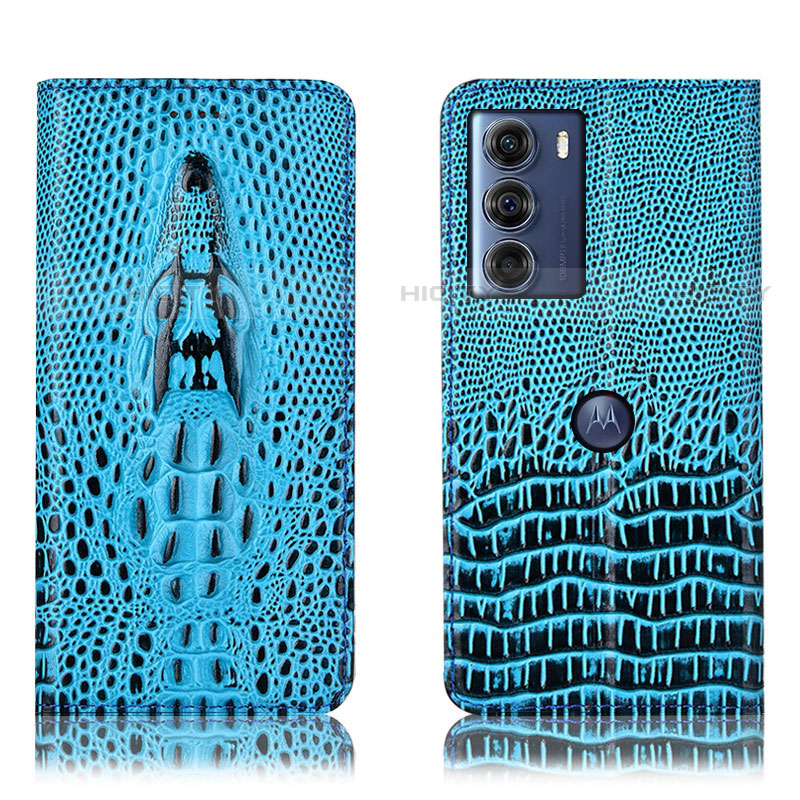 Funda de Cuero Cartera con Soporte Carcasa H03P para Motorola Moto Edge S30 5G