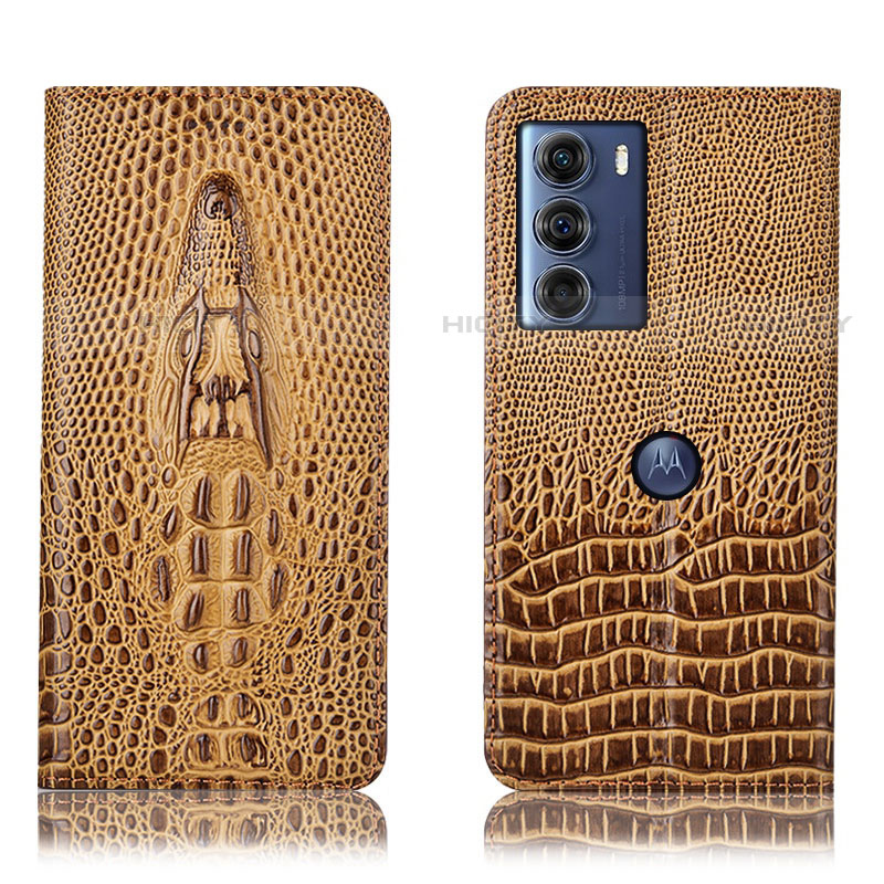 Funda de Cuero Cartera con Soporte Carcasa H03P para Motorola Moto Edge S30 5G