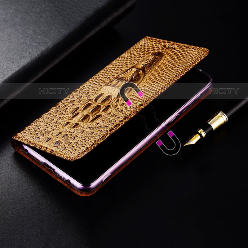 Funda de Cuero Cartera con Soporte Carcasa H03P para Samsung Galaxy S21 5G