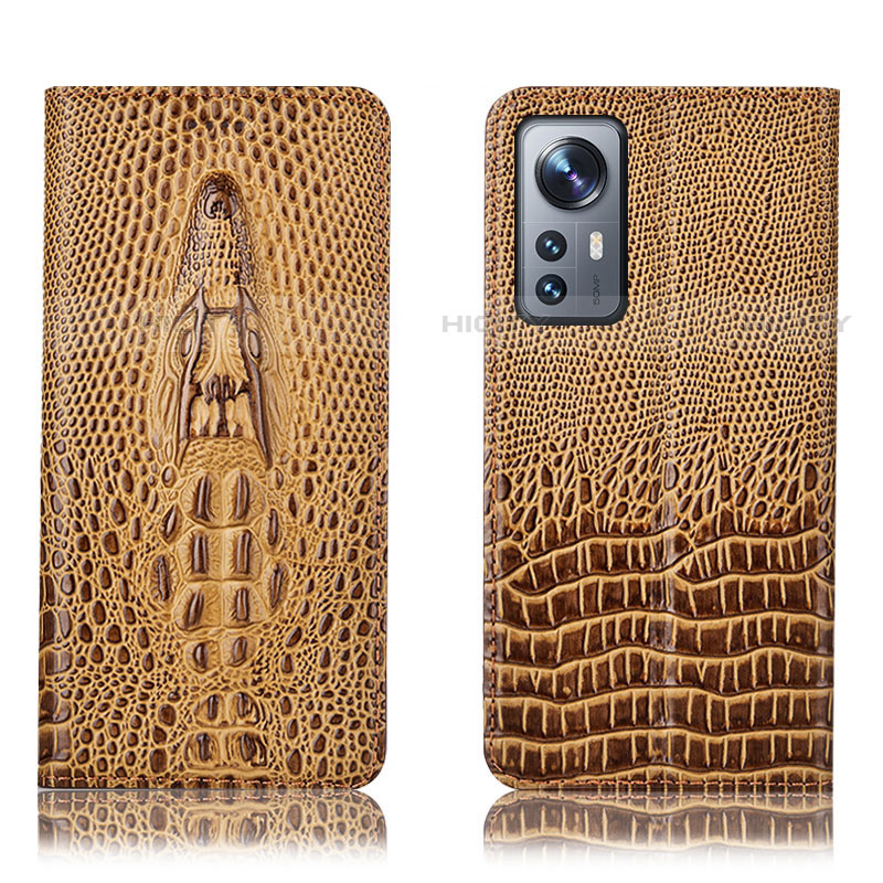 Funda de Cuero Cartera con Soporte Carcasa H03P para Xiaomi Mi 12S Pro 5G