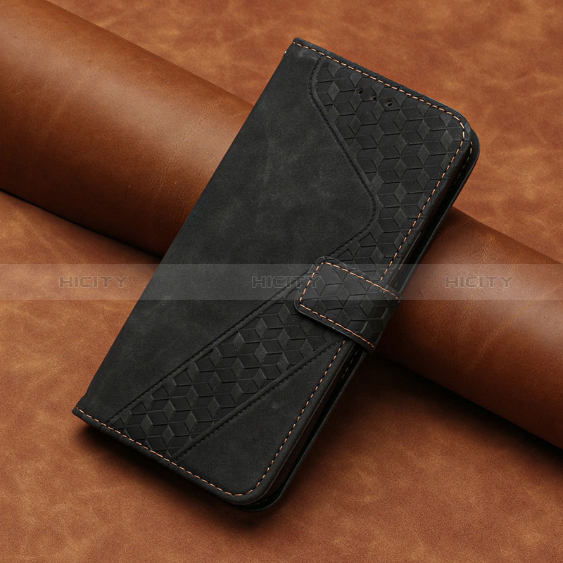 Funda de Cuero Cartera con Soporte Carcasa H03X para Huawei Honor 70 Pro+ Plus 5G Negro