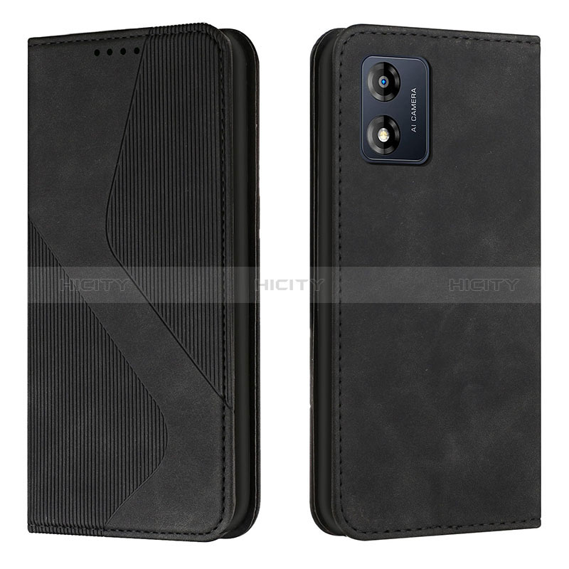 Funda de Cuero Cartera con Soporte Carcasa H03X para Motorola Moto E13