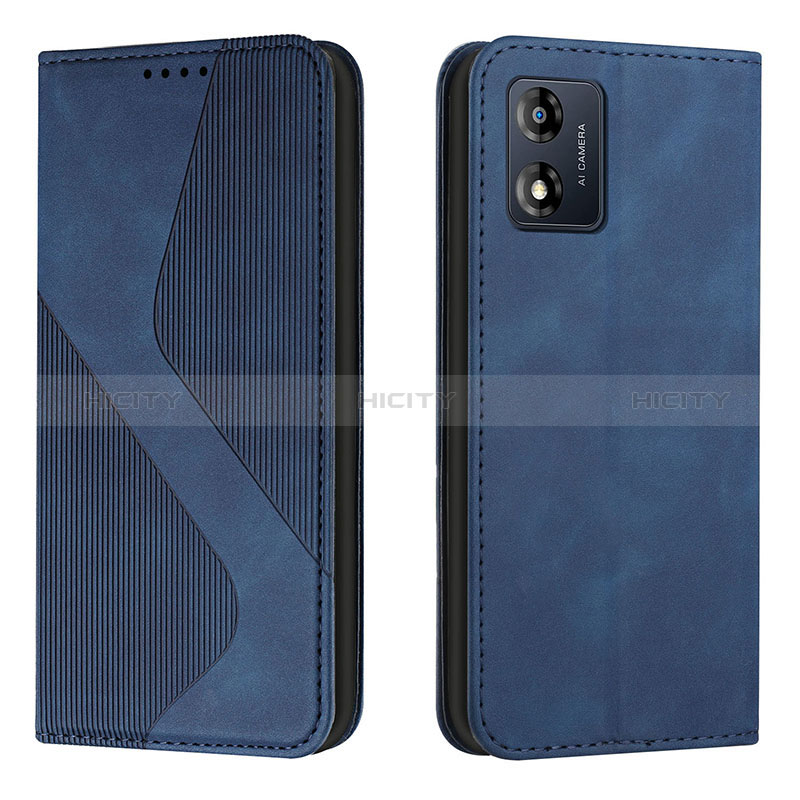 Funda de Cuero Cartera con Soporte Carcasa H03X para Motorola Moto E13