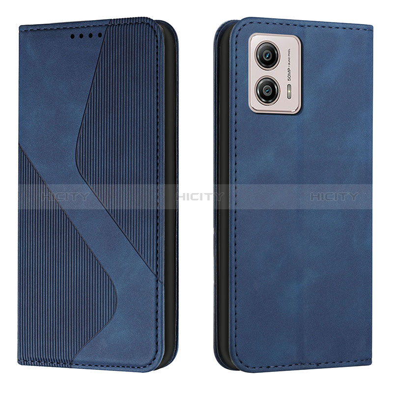 Funda de Cuero Cartera con Soporte Carcasa H03X para Motorola Moto G53 5G