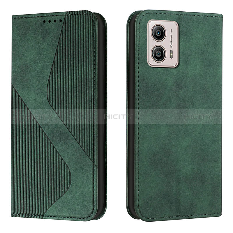 Funda de Cuero Cartera con Soporte Carcasa H03X para Motorola Moto G53y 5G