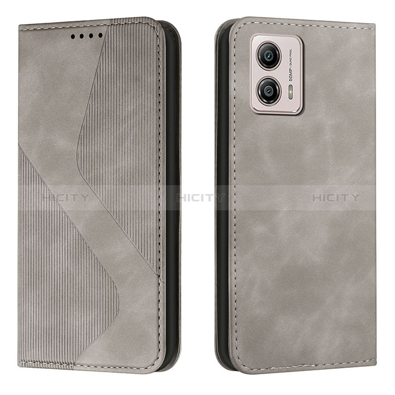 Funda de Cuero Cartera con Soporte Carcasa H03X para Motorola Moto G53y 5G