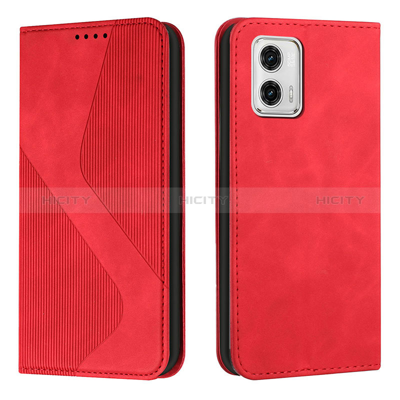 Funda de Cuero Cartera con Soporte Carcasa H03X para Motorola Moto G73 5G