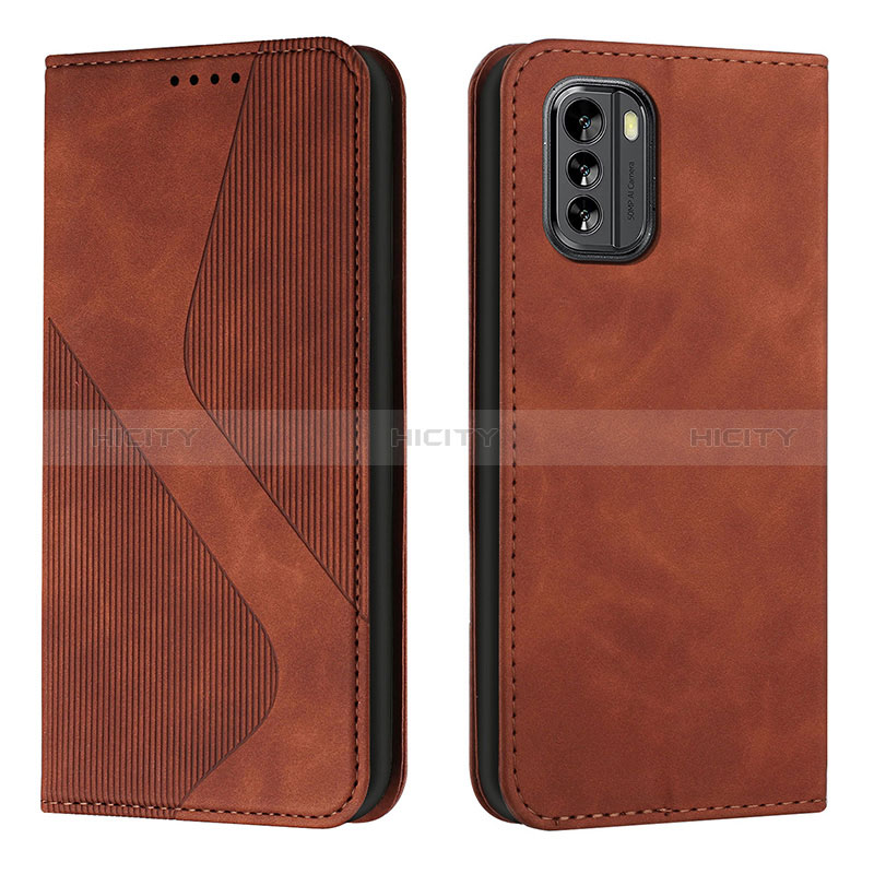 Funda de Cuero Cartera con Soporte Carcasa H03X para Nokia G60 5G