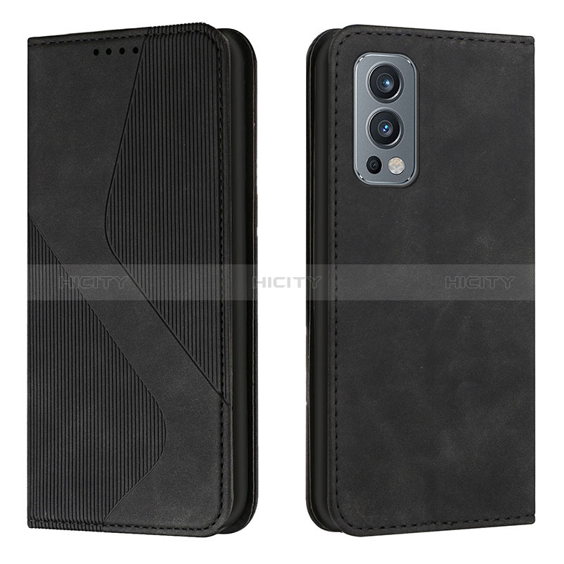 Funda de Cuero Cartera con Soporte Carcasa H03X para OnePlus Nord 2 5G