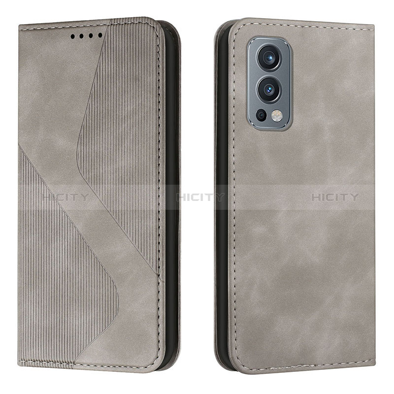 Funda de Cuero Cartera con Soporte Carcasa H03X para OnePlus Nord 2 5G