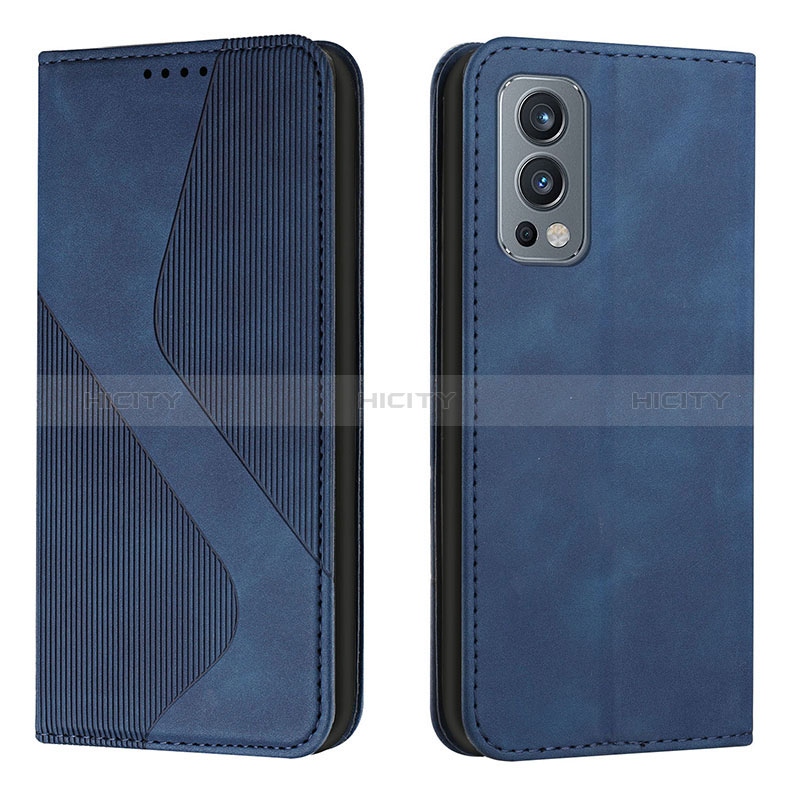 Funda de Cuero Cartera con Soporte Carcasa H03X para OnePlus Nord 2 5G