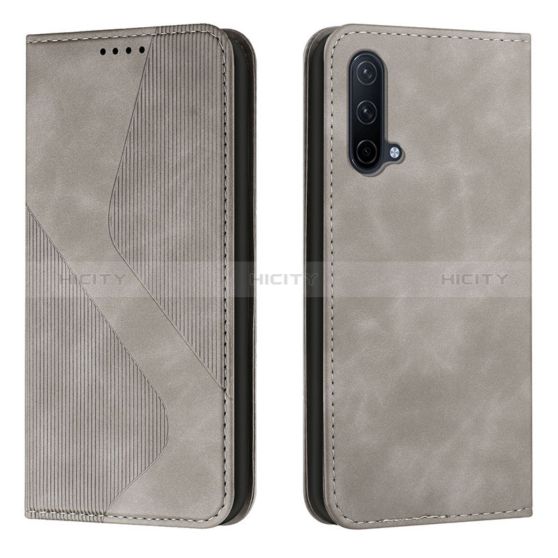 Funda de Cuero Cartera con Soporte Carcasa H03X para OnePlus Nord CE 5G