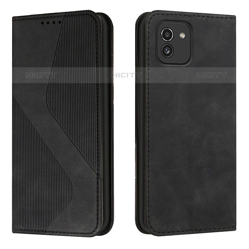 Funda de Cuero Cartera con Soporte Carcasa H03X para Samsung Galaxy A03