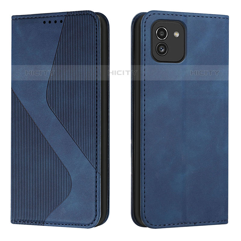 Funda de Cuero Cartera con Soporte Carcasa H03X para Samsung Galaxy A03