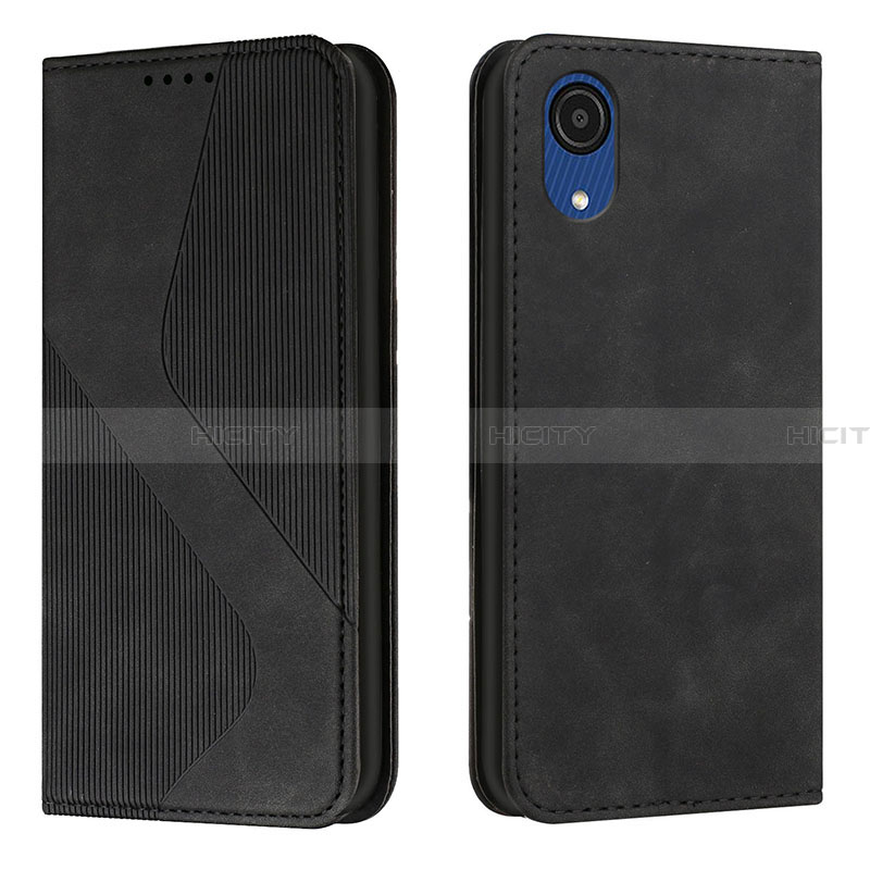 Funda de Cuero Cartera con Soporte Carcasa H03X para Samsung Galaxy A03 Core