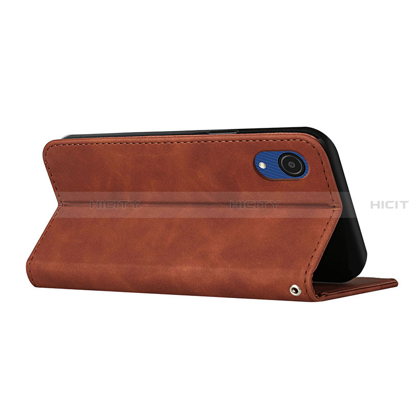 Funda de Cuero Cartera con Soporte Carcasa H03X para Samsung Galaxy A03 Core