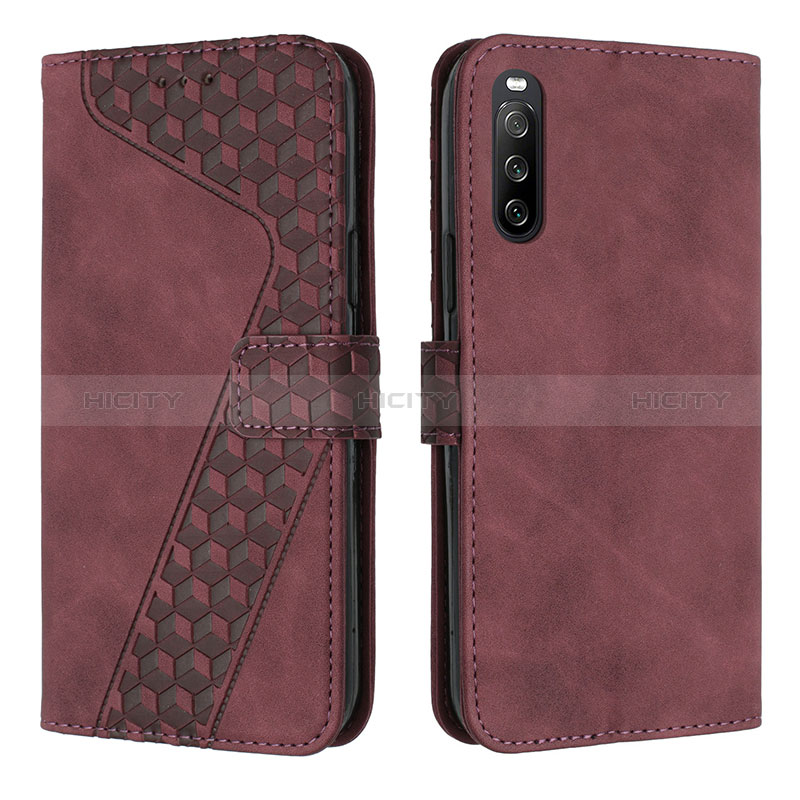 Funda de Cuero Cartera con Soporte Carcasa H03X para Sony Xperia 10 V