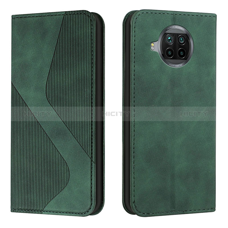 Funda de Cuero Cartera con Soporte Carcasa H03X para Xiaomi Mi 10T Lite 5G Verde