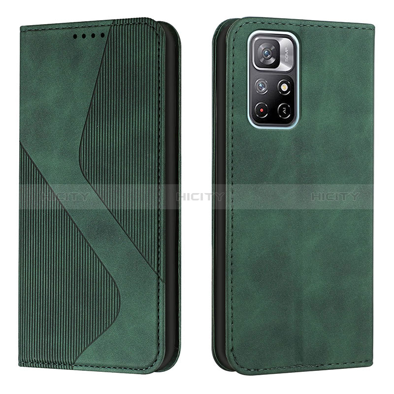 Funda de Cuero Cartera con Soporte Carcasa H03X para Xiaomi Poco M4 Pro 5G