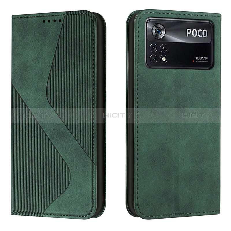 Funda de Cuero Cartera con Soporte Carcasa H03X para Xiaomi Poco X4 Pro 5G