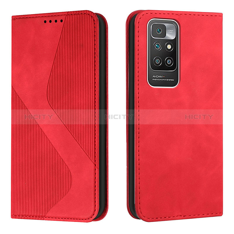 Funda de Cuero Cartera con Soporte Carcasa H03X para Xiaomi Redmi 10 (2022)