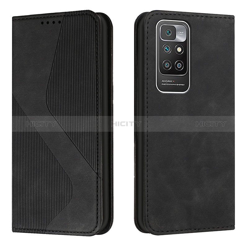 Funda de Cuero Cartera con Soporte Carcasa H03X para Xiaomi Redmi 10 4G