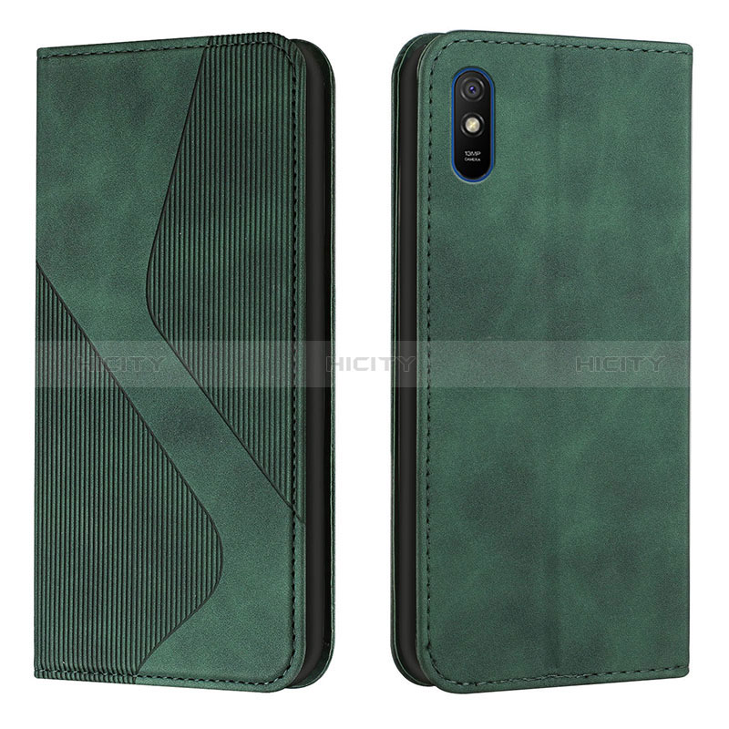 Funda de Cuero Cartera con Soporte Carcasa H03X para Xiaomi Redmi 9A