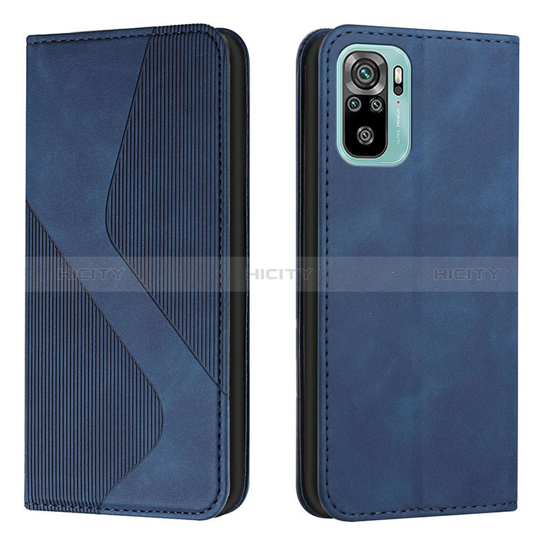 Funda de Cuero Cartera con Soporte Carcasa H03X para Xiaomi Redmi Note 10 4G