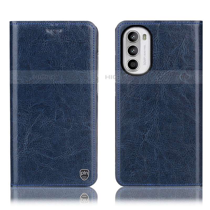 Funda de Cuero Cartera con Soporte Carcasa H04P para Motorola Moto Edge (2022) 5G