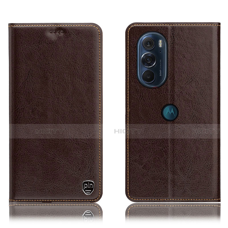 Funda de Cuero Cartera con Soporte Carcasa H04P para Motorola Moto Edge 30 Pro 5G