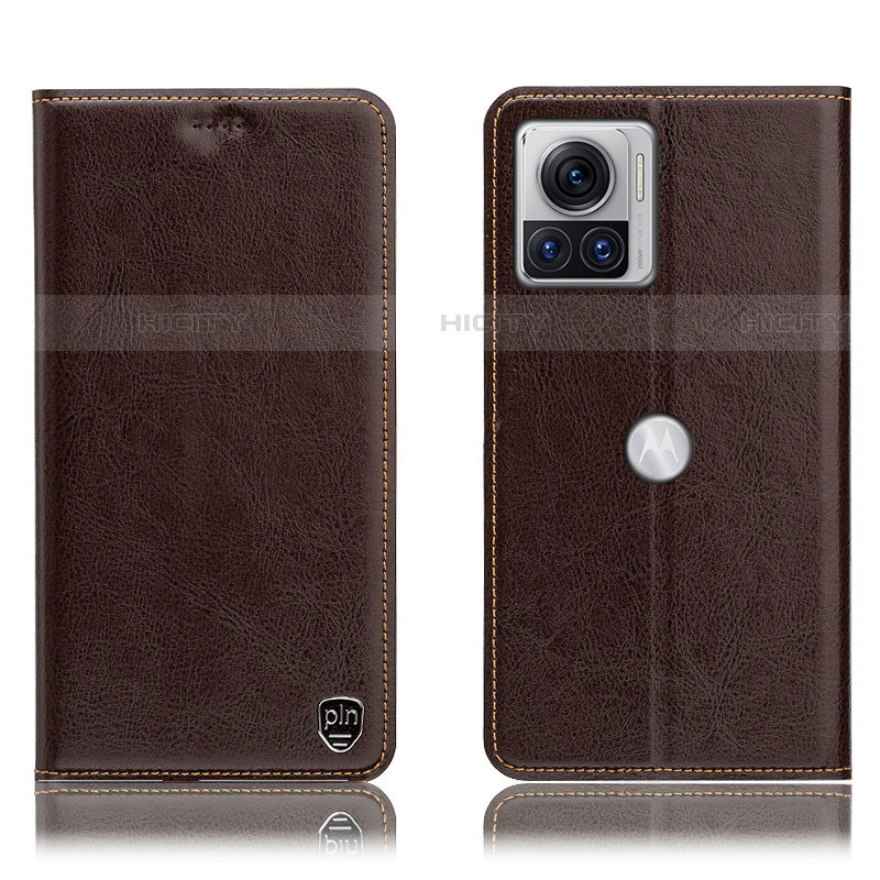 Funda de Cuero Cartera con Soporte Carcasa H04P para Motorola Moto Edge X30 Pro 5G