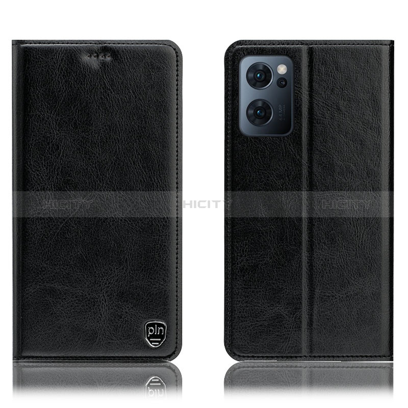 Funda de Cuero Cartera con Soporte Carcasa H04P para OnePlus Nord CE 2 5G Negro