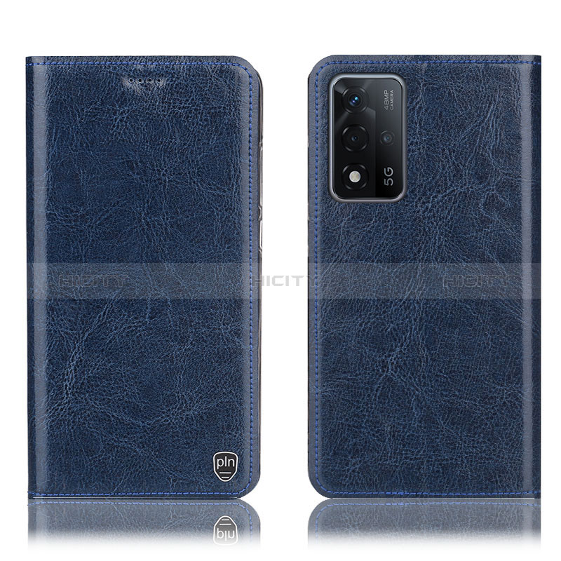 Funda de Cuero Cartera con Soporte Carcasa H04P para Oppo A93s 5G