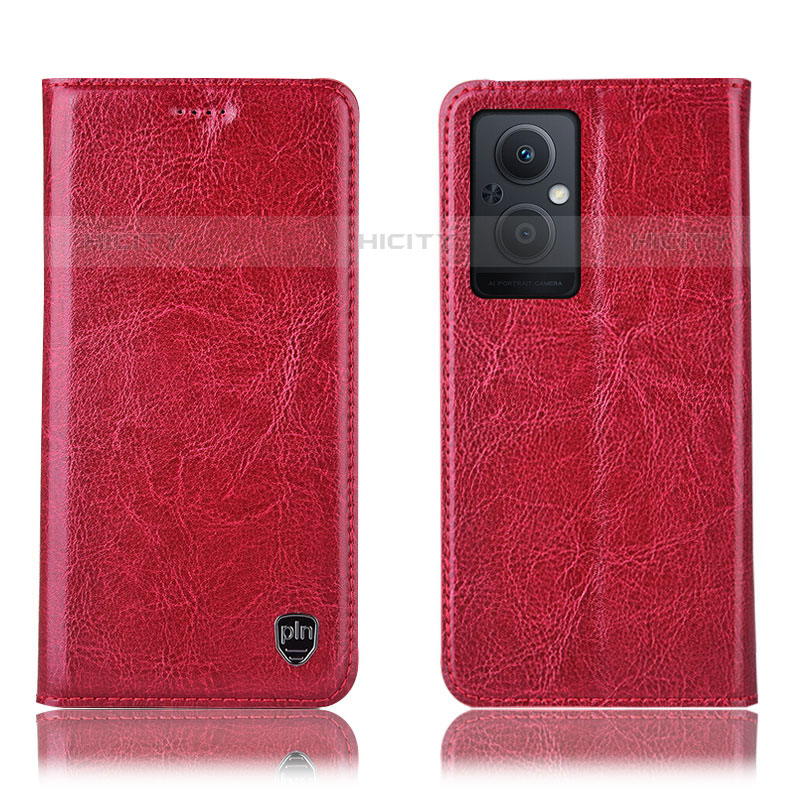 Funda de Cuero Cartera con Soporte Carcasa H04P para Oppo F21s Pro 5G