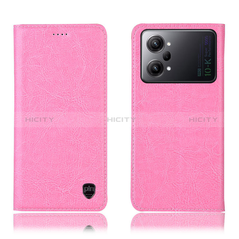 Funda de Cuero Cartera con Soporte Carcasa H04P para Oppo K10 Pro 5G Rosa