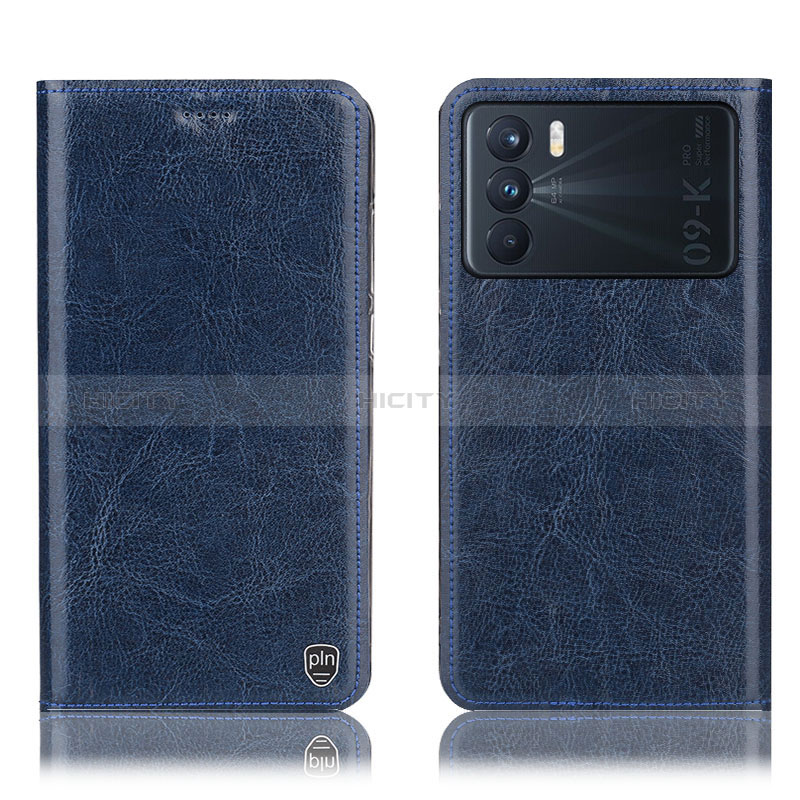 Funda de Cuero Cartera con Soporte Carcasa H04P para Oppo K9 Pro 5G