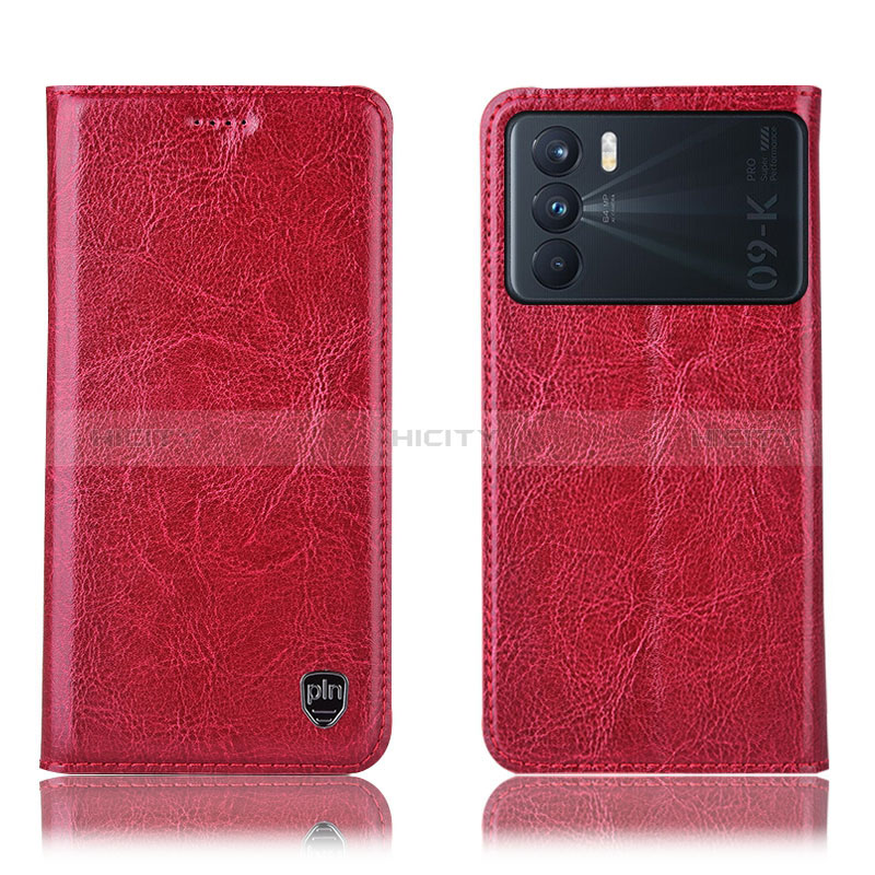 Funda de Cuero Cartera con Soporte Carcasa H04P para Oppo K9 Pro 5G