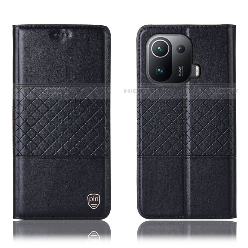 Funda de Cuero Cartera con Soporte Carcasa H04P para Xiaomi Mi 11 Pro 5G