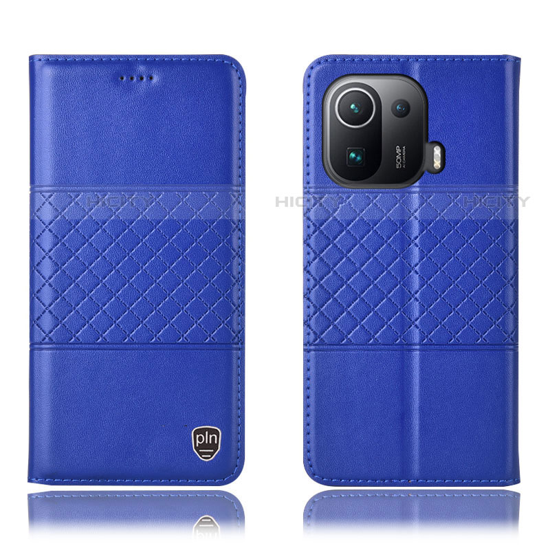 Funda de Cuero Cartera con Soporte Carcasa H04P para Xiaomi Mi 11 Pro 5G