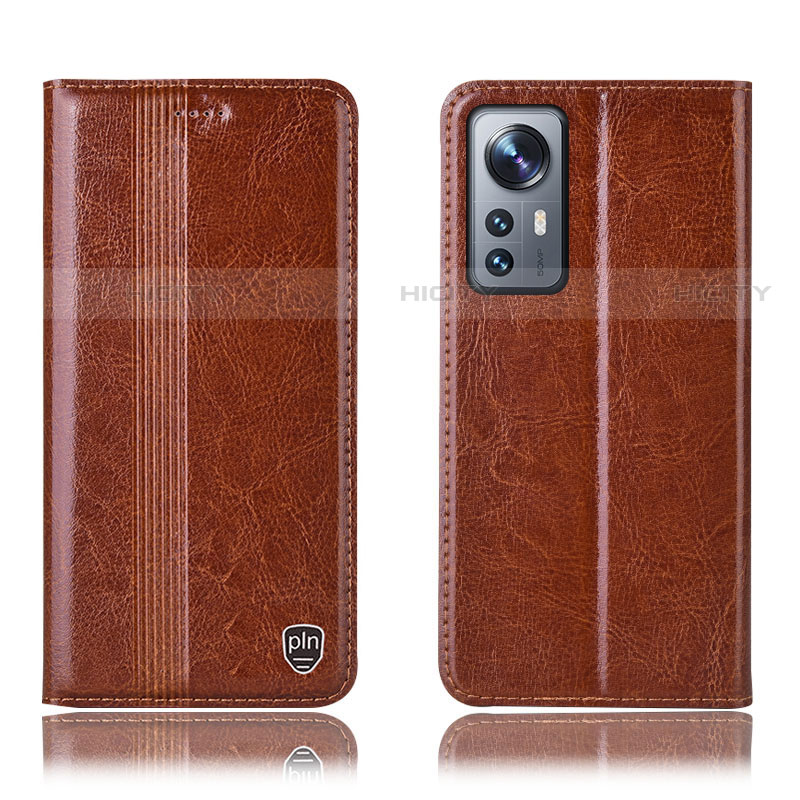 Funda de Cuero Cartera con Soporte Carcasa H04P para Xiaomi Mi 12 Pro 5G