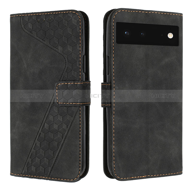 Funda de Cuero Cartera con Soporte Carcasa H04X para Google Pixel 6 5G