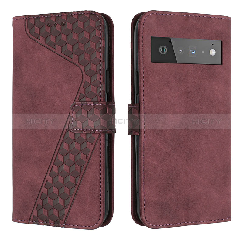 Funda de Cuero Cartera con Soporte Carcasa H04X para Google Pixel 6 Pro 5G