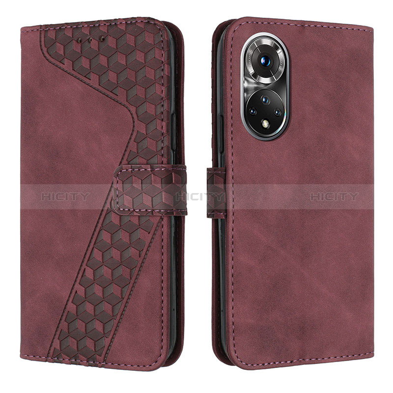 Funda de Cuero Cartera con Soporte Carcasa H04X para Huawei Honor 50 5G