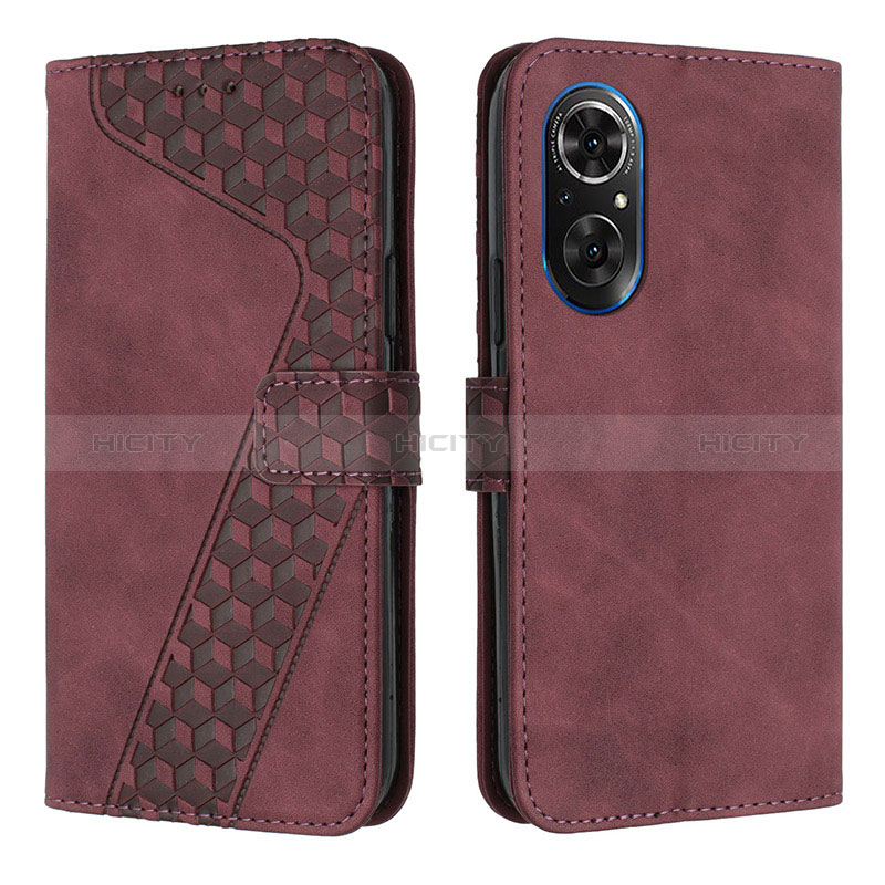 Funda de Cuero Cartera con Soporte Carcasa H04X para Huawei Honor 50 SE 5G