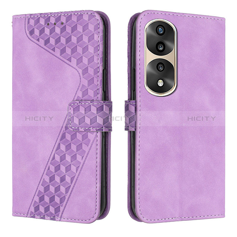 Funda de Cuero Cartera con Soporte Carcasa H04X para Huawei Honor 70 Pro+ Plus 5G